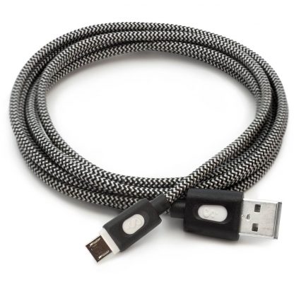 Bracketron PwrMate Micro-USB Cable 1m Black