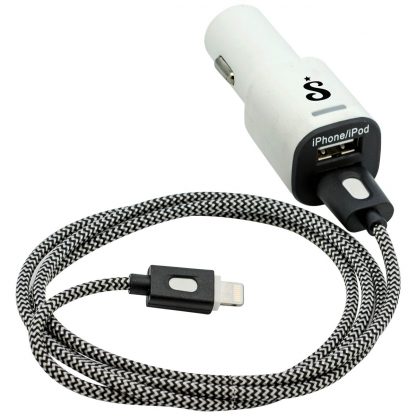 Bracketron PwrMate Dual Port Lightning Car Charger